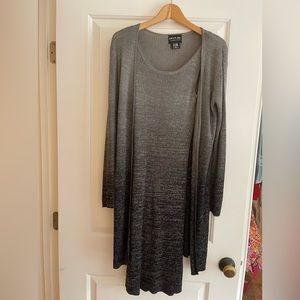 Vintage Onyx Nite matching set (dress and jacket).